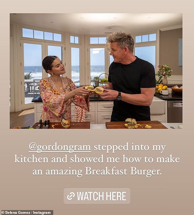 Selena announced Tuesday that she was quitting social media, but just 24 hours later Selena returned to the platform to promote a cooking video with chef Gordon Ramsay, 51