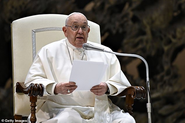 The pope, who took on the saintly role in 2013, added: 