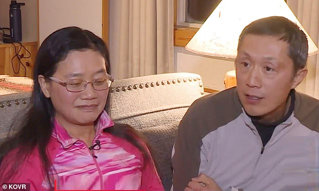 Janet He, left, has spoken about her harrowing experience surviving an avalanche at Palisades Tahoe in California on Wednesday after being buried in snow.