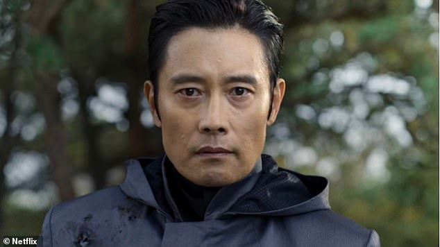 Lee Byung-Hun – known for his role as Front Man in the hit Netflix series Squid Game – has had his LA home ransacked by burglars (pictured in a still from the show)