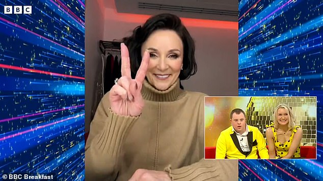 Strictly Come Dancing's Shirley Ballas sent a special message to two ballroom stars on BBC Breakfast on Saturday