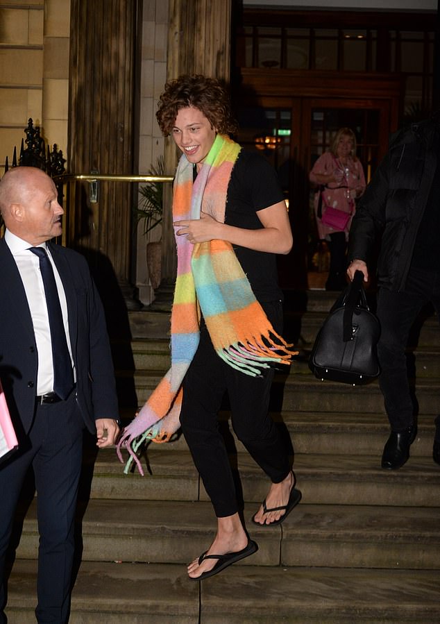 Strictly's Bobby Brazier, 20, appeared AGAIN wearing Ellie Leach's scarf as he continued to spark romance rumors after the live show in Glasgow on Friday