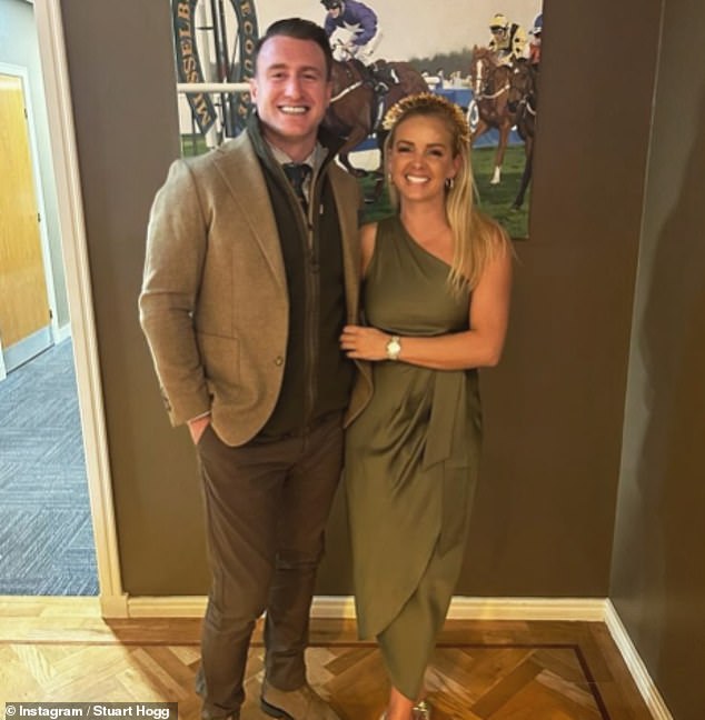 Stuart Hogg has made his new relationship with Leonna Mayor Instagram official as the couple celebrated the New Year in a loved-up moment