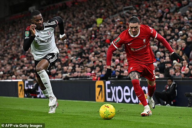 Sub Darwin Nunez delighted The Kop by making an immediate impact in the win over Fulham