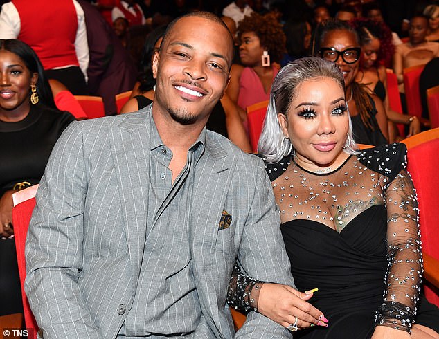 A woman has filed a lawsuit against T.I. and his wife Tiny Harris, accusing them of drugging and sexually assaulting her in 2005;  TI and Tiny pictured in 2019