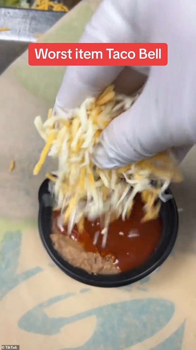 Caleb Lennon created the Taco Bell item at his workplace in a TikTok video he posted on January 20.  The video has been viewed more than three million times in less than a week.