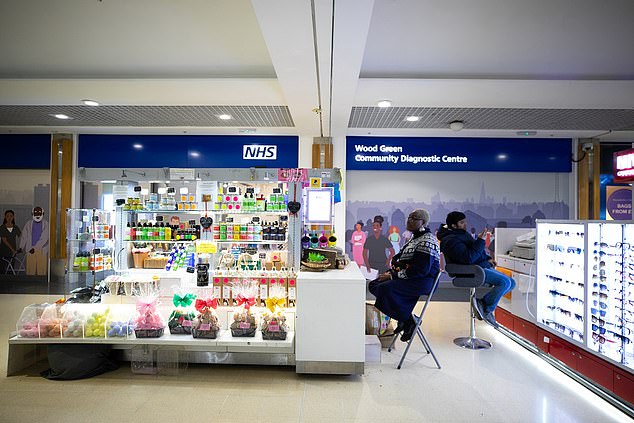 Shirley Mincher had her mammogram at one of England's new community diagnostic centers (CDCs).  There are 174 centers across England (File Image)