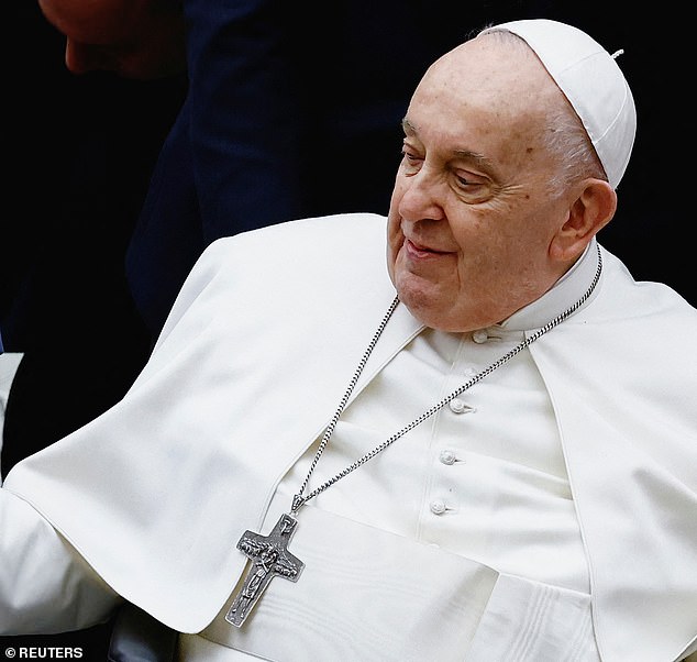 Pope Francis (pictured) told winemakers to consider the 'moral and ethical responsibilities' that flow from their work