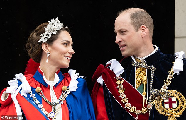 There are no occasions more ceremonial than a coronation.  But Kate and William still found a moment of real personal affection