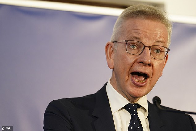 Policy: Michael Gove is responsible for the Leveling, Housing and Communities Department