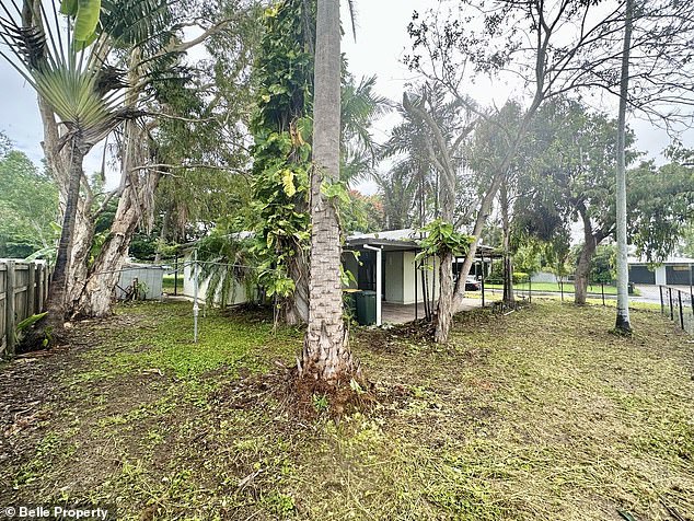 The three-bedroom house at 7 Corveth Street in Thüringowa Central, near Townsville, has been likened to 'something out of a horror movie' due to the shocking state it has been left in