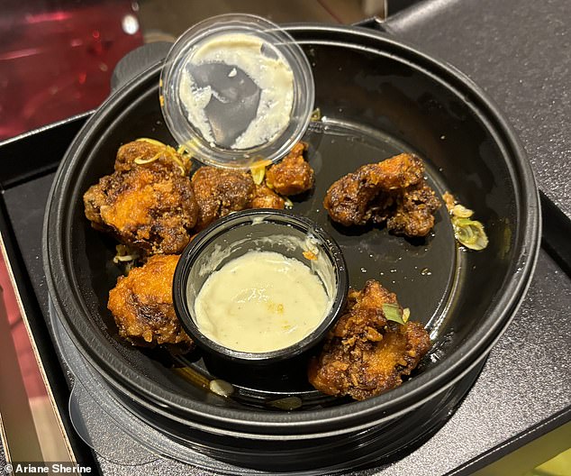 Buffalo cauliflower with Brooklyn's 'secret' hot sauce, pictured