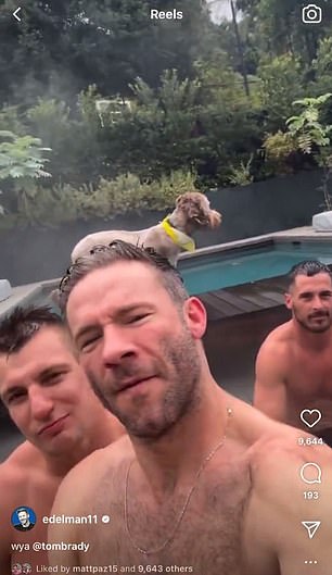 (From left to right) Rob Gronkowski, Julian Edelman and Danny Amendola