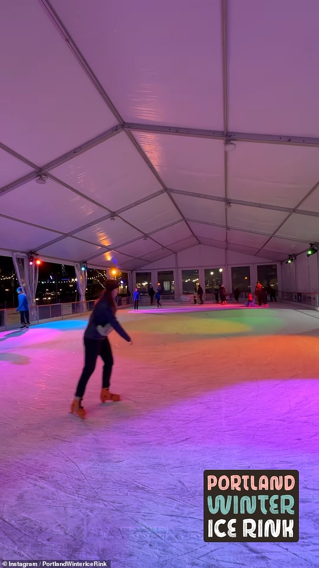 The bitter snowstorm blanketing much of America has frozen Portland, Oregon, to the point where rinks are no longer skateable