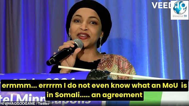 “We are an organized society, brothers and sisters, people of the same blood, people who know first of all that they are Somalis, and secondly Muslims, who protect each other,” Omar said, according to a widely circulated translation of an excerpt in which she spoke.  in Somali