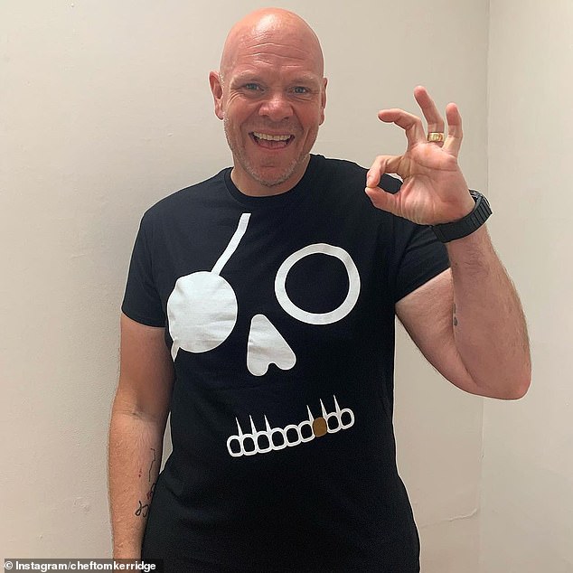 Celebrity chef Tom Kerridge recently posted a photo of the small portion of fish, chips and sauce on Instagram, along with his favorite recipe