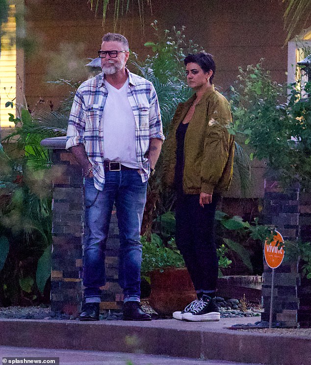 Dean McDermott worked up a sweat on Wednesday when he was spotted appearing to move in with his new girlfriend Lily Calo