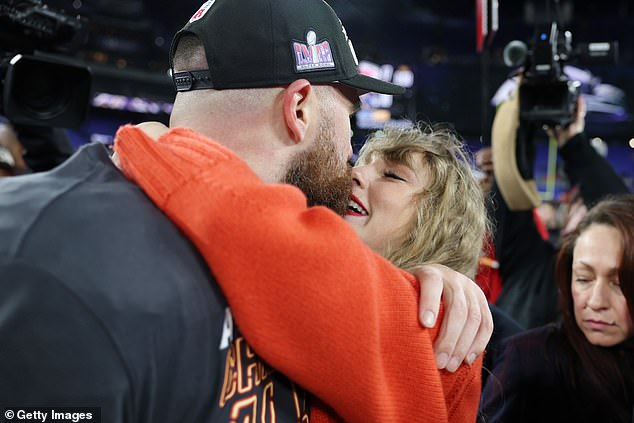 Travis Kelce has declared his love for Taylor Swift for the first time in their romance