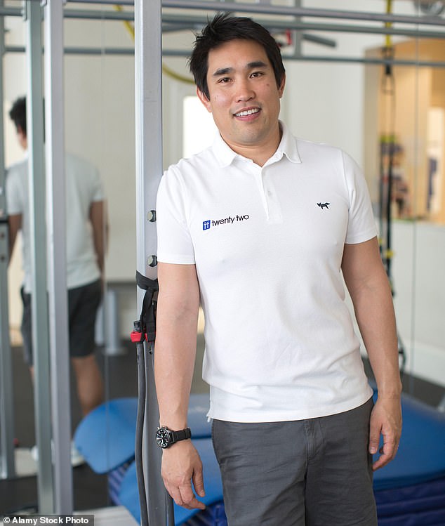 London-based PT Dalton Wong (pictured) warned that people are often overly focused on getting a 'stupid score that doesn't mean anything in real life'.  As a result, he said users can easily hurt themselves by pushing too far