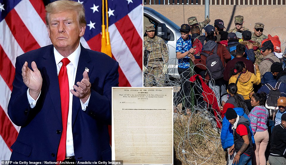 Trump says he will deport migrants en masse under the