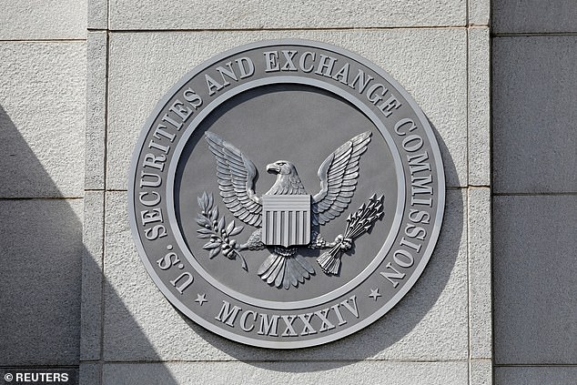 SEC approval of spot bitcoin ETFs will expand mainstream retail investors' access to bitcoin.  Pictured is the SEC seal at the agency's headquarters in Washington, DC