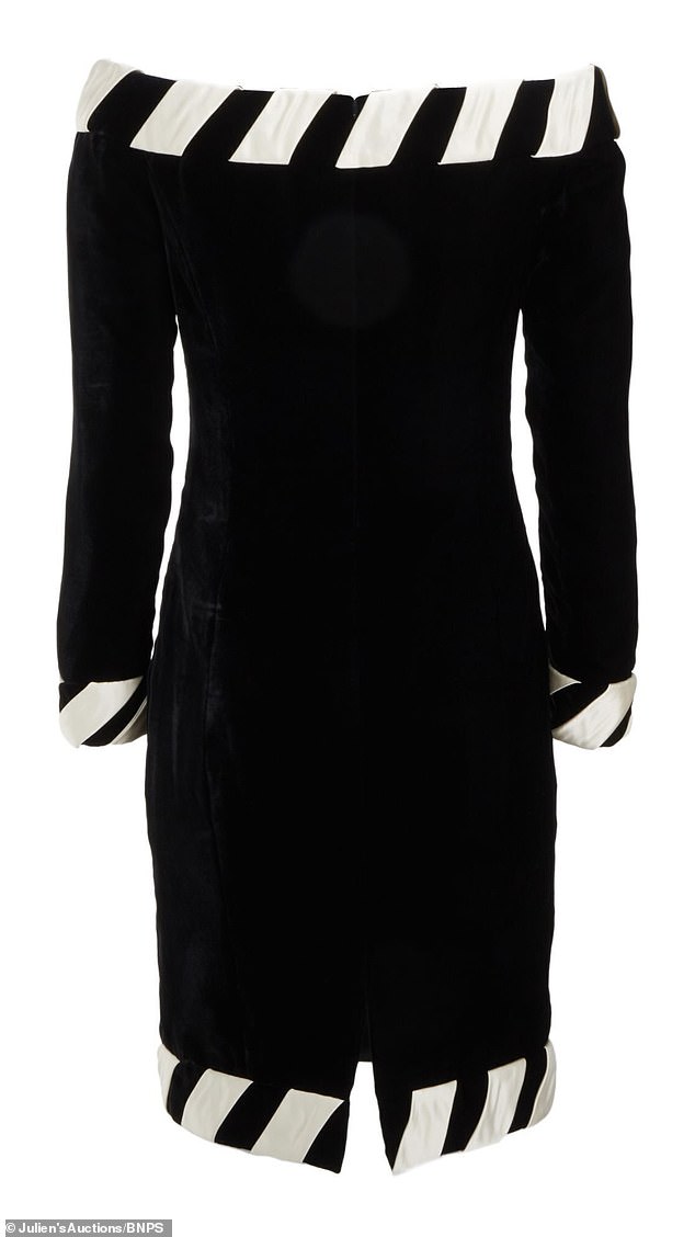 Catherine Walker designed the black silk velvet dress for the people's princess who wore it to a private function in 1985