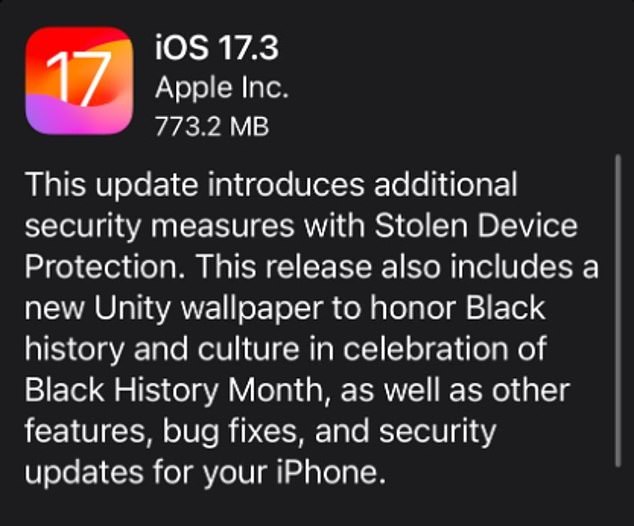 The new iOS 17.3 includes 15 security patches for malicious bugs that may have left user data open to bad actors.  One of the exploits was discovered in Mail Search