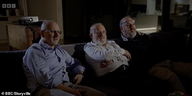 The three brothers Jack (left), Jon (middle) and Sam (right) looked back on family photos and video recordings