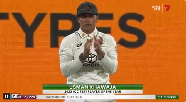 Watch the moment Usman Khawaja finds out he is the