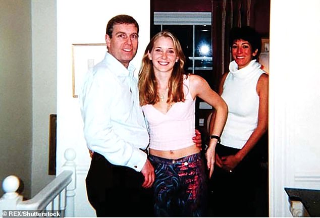 The smoking gun photo, which shows Prince Andrew with his arm around Giuffre's waist, was taken at Ghislaine Maxwell's London home in March 2001.