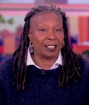 Host of TV show Whoopi Goldberg