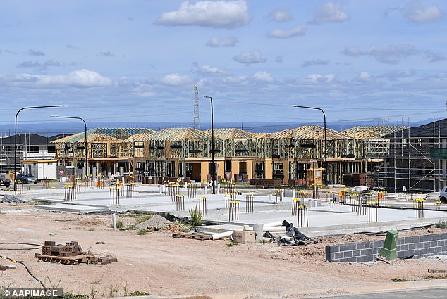 The trend for black roofs on new build homes has been around for a long time in Sydney's west and the outskirts of other cities such as Melbourne and Adelaide