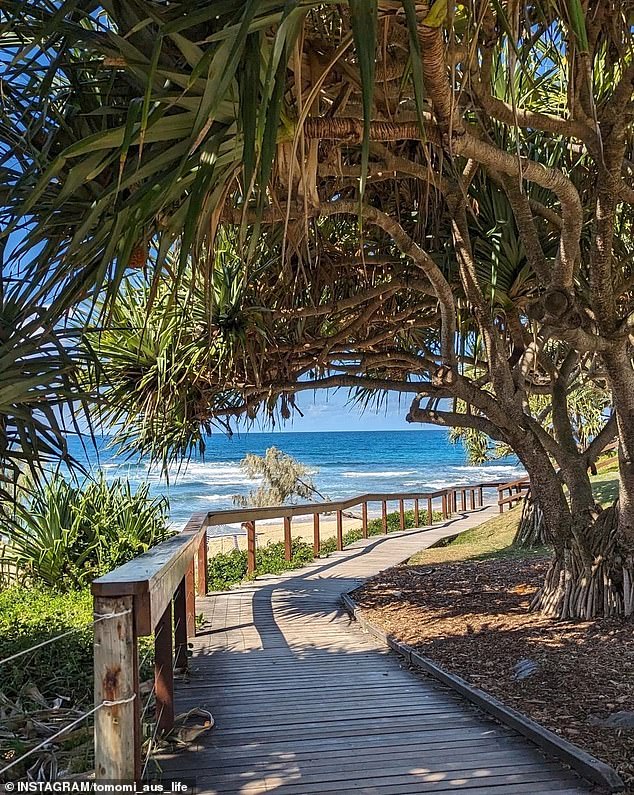 Travelers skip Noosa for the relaxed beachside suburb of Dicky Beach near Caloundra on Queensland's Sunshine Coast