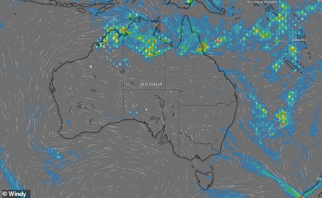 The Bureau of Meteorology warned that already flood-hit areas in the state's north could be hit with further daily totals of between 50 and 100mm, with the monsoon trough likely to cause further weather chaos later this week