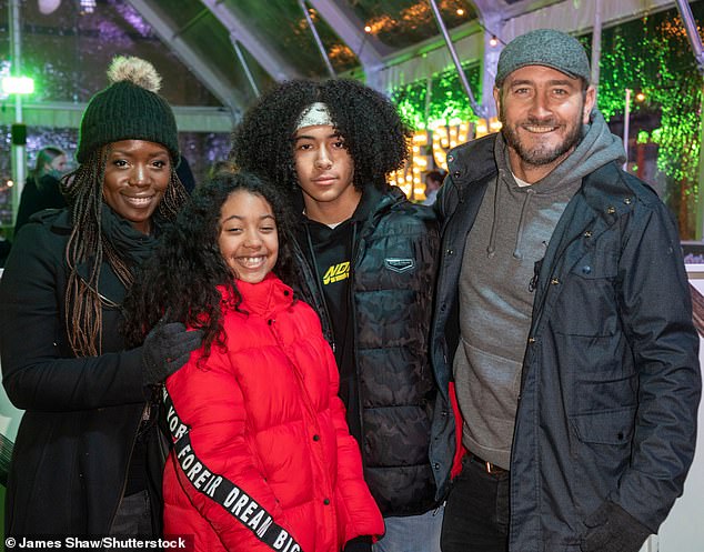 It comes after Will revealed he and his family home were targeted for identity theft in a 2022 money laundering scandal (pictured in 2020 with wife Michelle McSween and their children Jayden, 19, and Renee, 15)