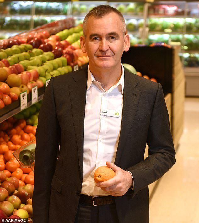 Australians are calling on Woolworths CEO Brad Banducci (pictured) to resign after the grocer decided it would not stock Australia Day merchandise