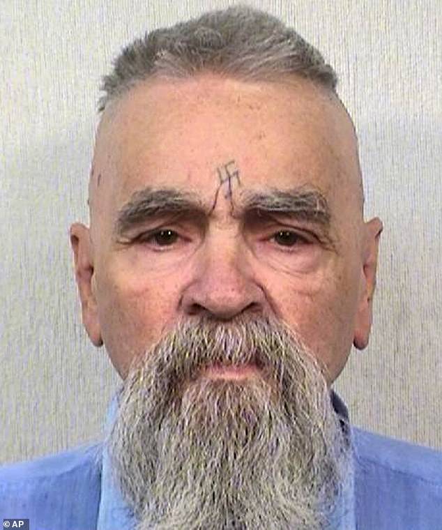 In addition to cult leader Charles Manson (pictured), Corcoran was also the prison where Sirhan Sirhan, who murdered RFK, was held