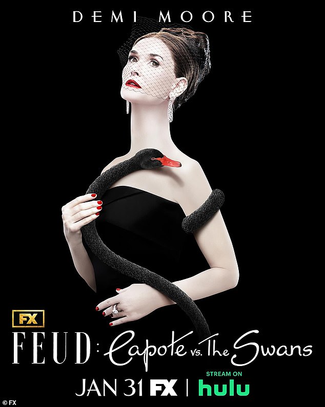 She has been working through a busy schedule while promoting her latest project titled Feud: Capote vs.  The Swans