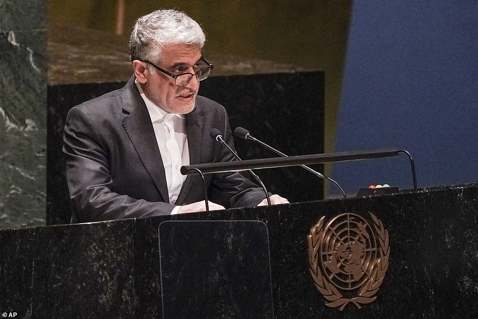 On Tuesday evening, Iran's U.N. envoy Amir Saeid Iranavani told reporters that providing a 