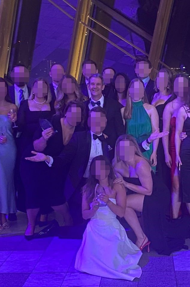 Shane Drumgold is pictured center at the 2022 ACT Women Lawyer Awards