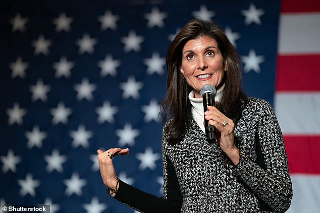 Rumor has it that the president's campaign has been calling for a Trump victory and the poll provides ample evidence of that, as the same survey shows former UN Ambassador Nikki Haley (pictured) leading Biden by 47 percent to 42 percent.