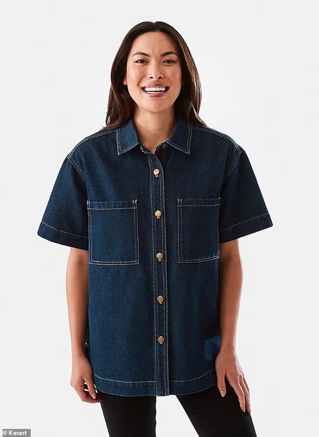 The Short Sleeve Denim Shirt ($20) is available in sizes 6 to 20