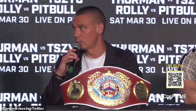 After the Thurman fight, Tszyu wants to fight Terence Crawford and Errol Spence