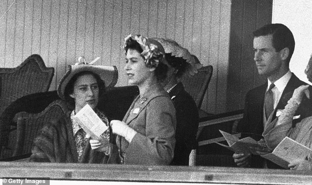 Princess Margaret, left, had already experienced the scandal of a relationship and secret engagement with group captain Peter Townsend, right