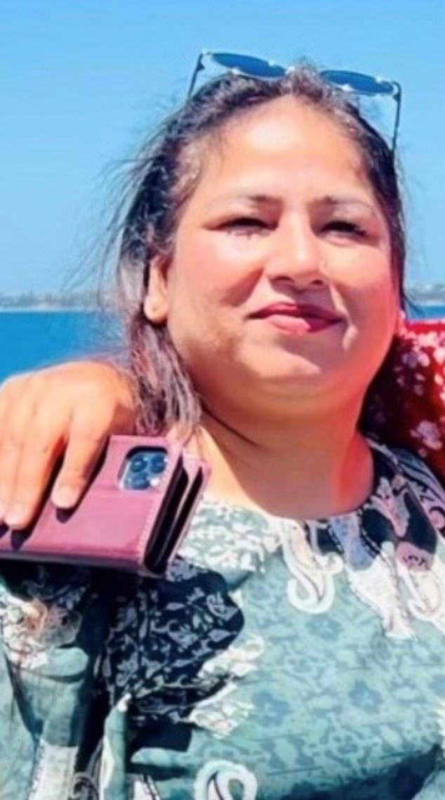 Reema Sondhi, 42, (pictured) was visiting Melbourne from India.  She leaves behind two children