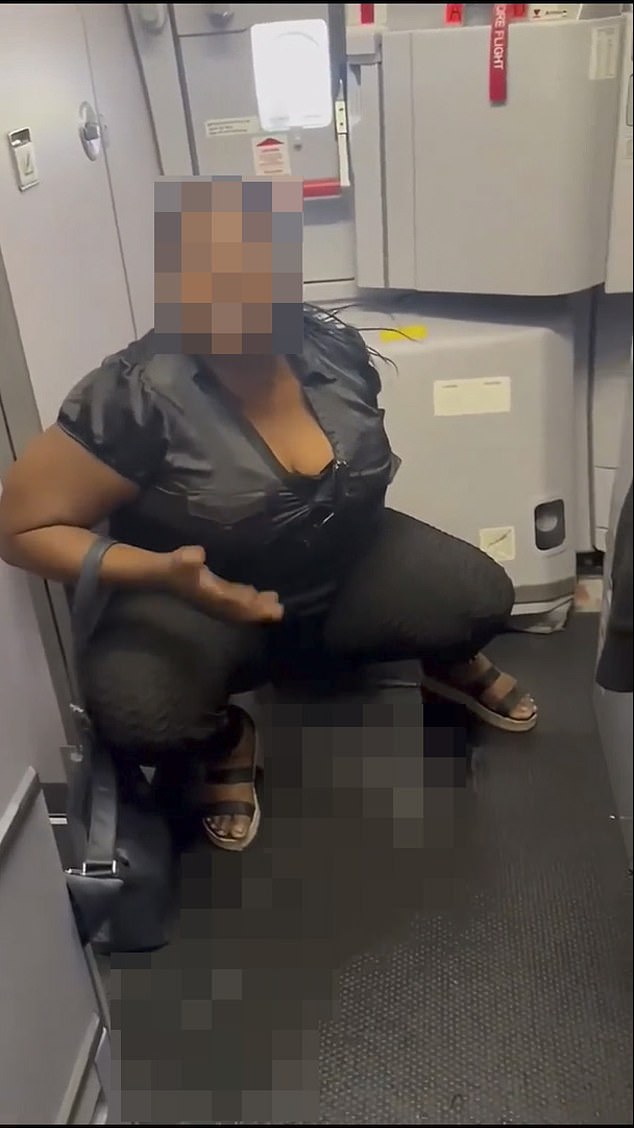 In July, a woman was caught urinating on the floor of a plane after complaining that staff prevented her from using the bathroom for two hours