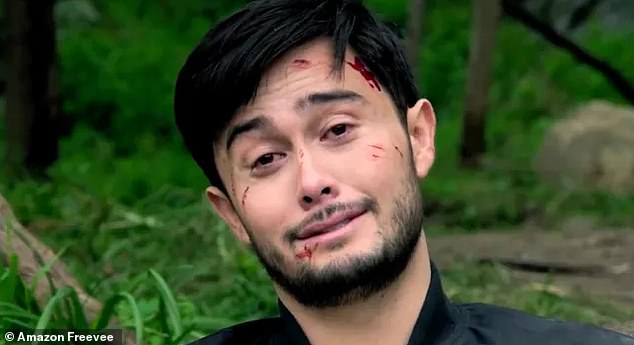 David Tanaka, pictured, (Takaya Honda) was killed in Thursday's episode after choosing to save Eden Shaw (Costa D¿Angelo) from dying after the pair plunged down an embankment following a brawl