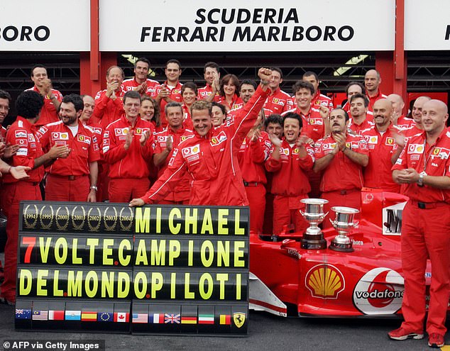 Together with Michael Schumacher, Hamilton has won a record seven world titles