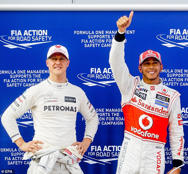 Hamilton replaced Schumacher at Mercedes at the start of the 2013 season after the latter retired for the second and final time