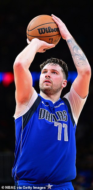 Doncic scored 73 points against the Hawks